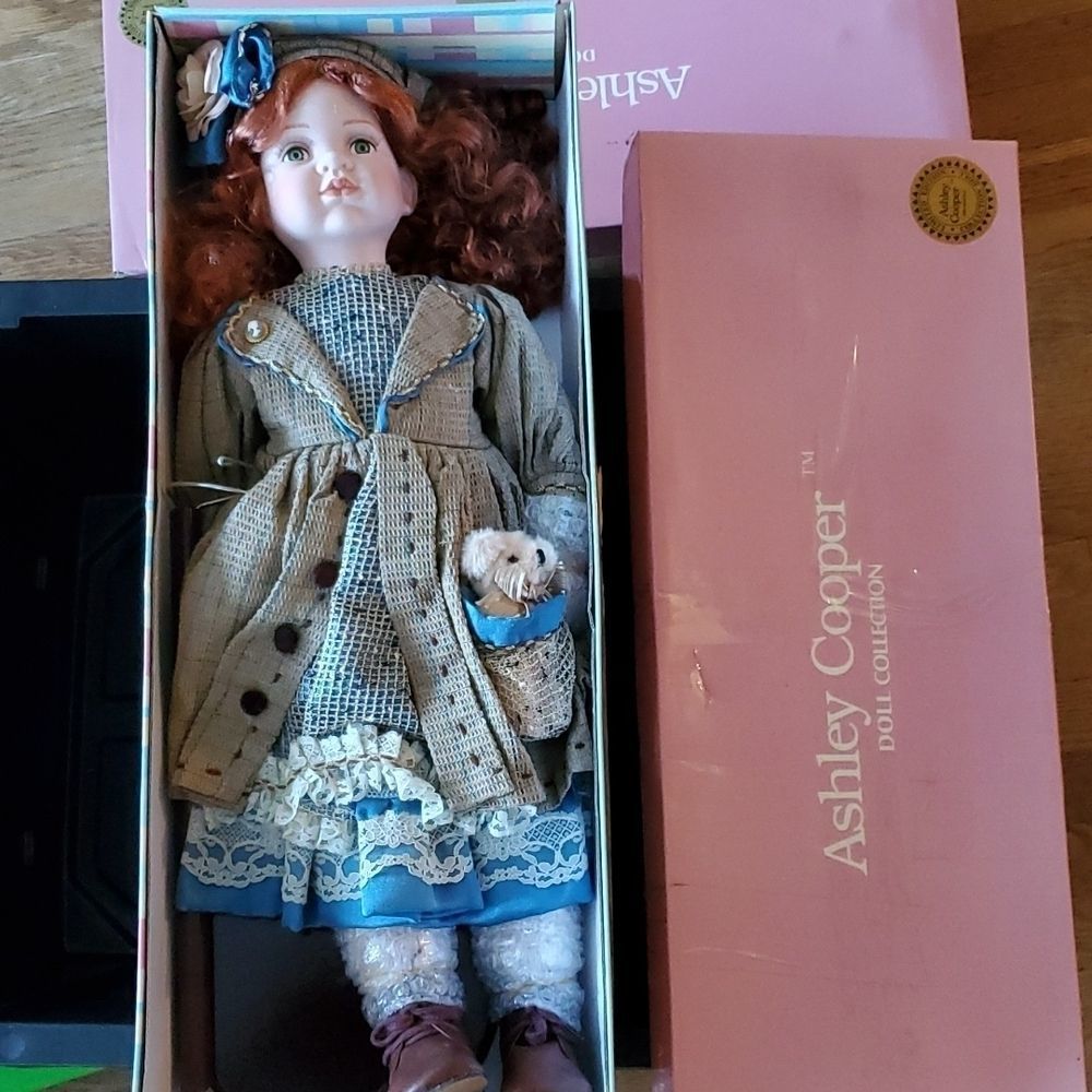 Ashley Cooper Limited Edition Collectable  Porcelain Doll - Angela